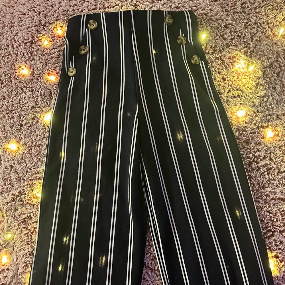 Derek heart striped dress pants